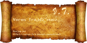 Veres Trajánusz névjegykártya