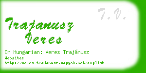 trajanusz veres business card